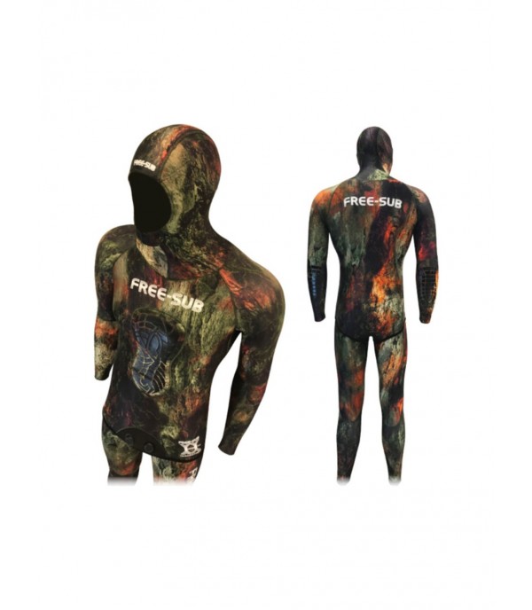 Free-Sub 7mm Aspendos Yamamoto Avcı Serbest Dalış Elbisesi